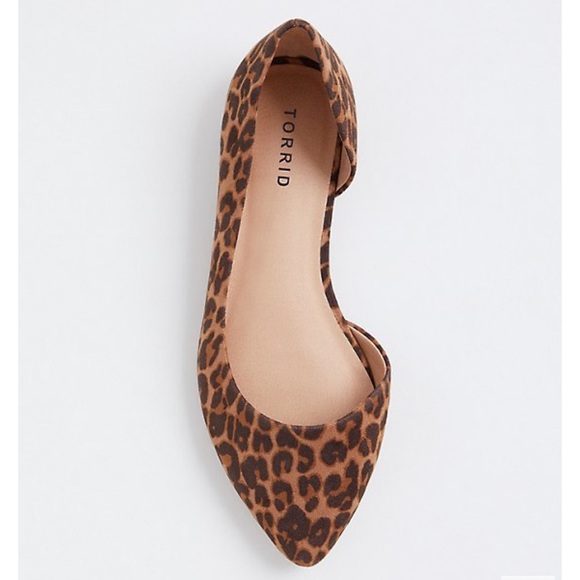 torrid Shoes - Torrid Leopard D'Orsay Flat 11W